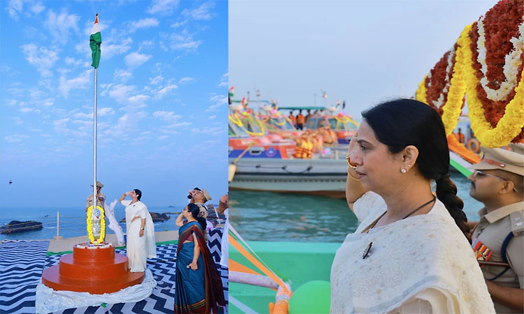 Udupi; ಸೈಂಟ್ ಮೇರಿಸ್ ದ್ವೀಪದಲ್ಲಿ ಗಣರಾಜ್ಯೋತ್ಸವ ಸಂಭ್ರಮ