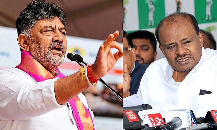 ಜನತೆಗಾಗಿ ನಮ್ಮ ಸೇವೆ, ಕುಟುಂಬಕ್ಕಾಗಲ್ಲ: ಕುಮಾರಸ್ವಾಮಿ ಹೇಳಿಕೆಗೆ ಡಿಕೆಶಿ ವ್ಯಂಗ್ಯ