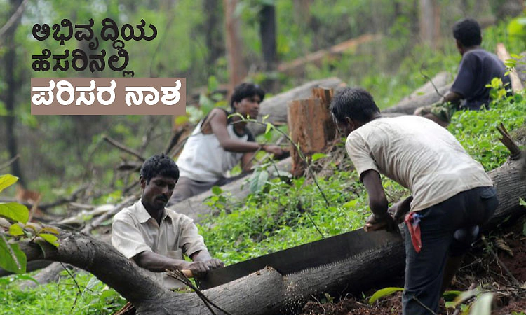 Environmental destruction: ಅಭಿವೃದ್ಧಿಯ ಹೆಸರಿನಲ್ಲಿ ಪರಿಸರ ನಾಶ