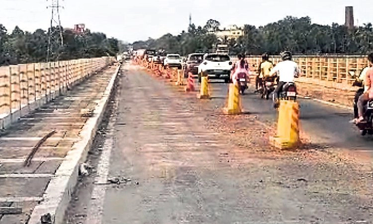 Kundapura; ತಲ್ಲೂರು ಹಳೆ ಸೇತುವೆ ದುರಸ್ತಿ ನಿಧಾನ