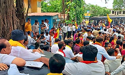 Vatal Nagaraj among over 100 detained during protest march to Belagavi City Corporation
