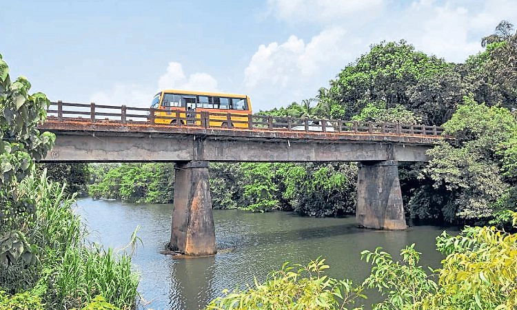 ಸೊರಗುತ್ತಿದೆ ಸೌಕೂರು-ಕಂಡ್ಲೂರು ಸೇತುವೆ