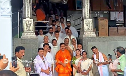 ಧರ್ಮಸ್ಥಳ ಶ್ರೀ ಮಂಜುನಾಥ ಸ್ವಾಮಿಯ ದರ್ಶನ ಪಡೆದ ಬಿಜೆಪಿ ರಾಜ್ಯಾಧ್ಯಕ್ಷ ಬಿ.ವೈ.ವಿಜಯೇಂದ್ರ