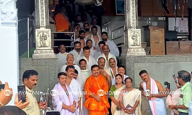ಧರ್ಮಸ್ಥಳ ಶ್ರೀ ಮಂಜುನಾಥ ಸ್ವಾಮಿಯ ದರ್ಶನ ಪಡೆದ ಬಿಜೆಪಿ ರಾಜ್ಯಾಧ್ಯಕ್ಷ ಬಿ.ವೈ.ವಿಜಯೇಂದ್ರ