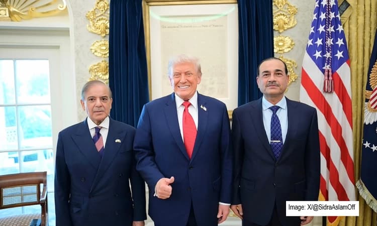 Pakistan PM Shehbaz Sharif, Field Marshal Asim Munir meet Donald Trump at White House