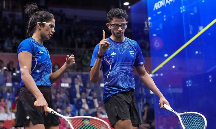 Asian Games 2026: Joshna Chinappa, Velavan Senthilkumar win bronze in mixed doubles squash