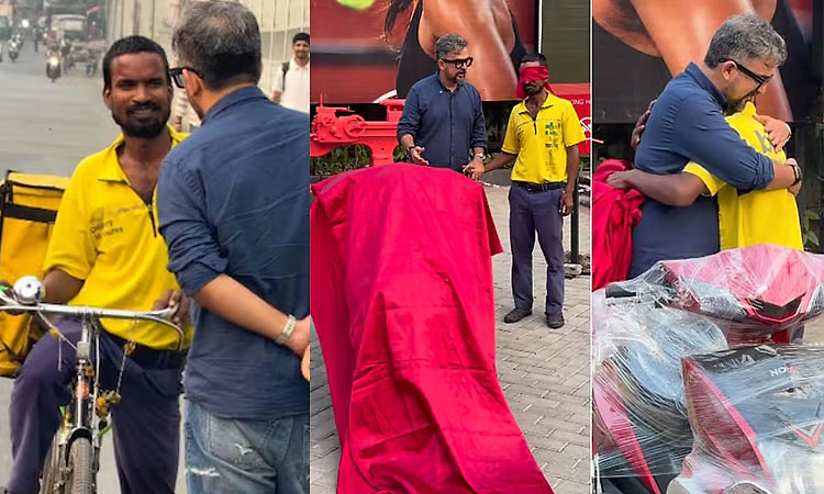 ಸೈಕಲ್‌ನಲ್ಲಿ ಡೆಲಿವರಿ ಮಾಡುತ್ತಿದ್ದ ಯುವಕನಿಗೆ ಅನಂತ್ ಅಂಬಾನಿಯಿಂದ ಸರ್ಪ್ರೈಸ್ ಗಿಫ್ಟ್!