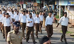 ದಕ್ಷಿಣ ಕನ್ನಡ, ಉಡುಪಿ: ಆರೆಸ್ಸೆಸ್‌ ಪಥ ಸಂಚಲನ ಸಂಪನ್ನ