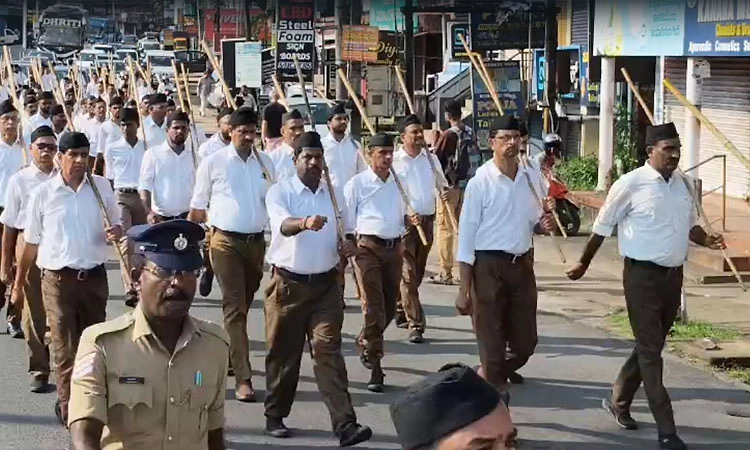 ದಕ್ಷಿಣ ಕನ್ನಡ, ಉಡುಪಿ: ಆರೆಸ್ಸೆಸ್‌ ಪಥ ಸಂಚಲನ ಸಂಪನ್ನ