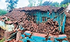 ಕುಶಾಲನಗರದಲ್ಲಿ 3 ದಿನಗಳಿಂದ ಭಾರೀ ಮಳೆ: ಹಲವೆಡೆ ಹಾನಿ