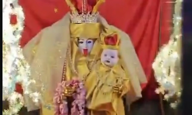 Kali Mata idol found dressed as Mother Mary in Mumbai temple; video goes viral, priest held