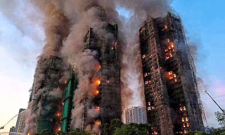ಹಾಂಕಾಂಗ್: ವಸತಿ ಕಟ್ಟಡಕ್ಕೆ ಬೆಂಕಿ ಬಿದ್ದು 13 ಮಂದಿ ಸಾವು