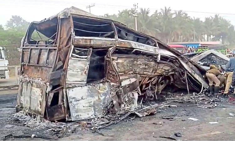 Hiriyur Bus Accident: ಗಾಯಗೊಂಡಿದ್ದ ಬಸ್‌ ಚಾಲಕ ನಿಧನ