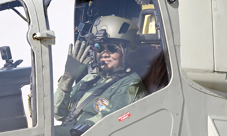 President Murmu flies sortie in LCH 'Prachand' near India-Pak border in Jaisalmer