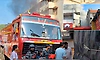 Hubballi: Major fire breaks out at Syed building; Fire tenders deployed