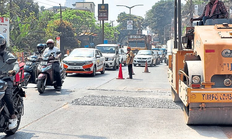 Mangaluru; ಪೀಕ್‌ ಅವರ್‌ನಲ್ಲಿ ಹಂಪ್ಸ್‌ ಅಳವಡಿಕೆ: ವಾಹನ ಸಂಚಾರಕ್ಕೆ ತೊಂದರೆ