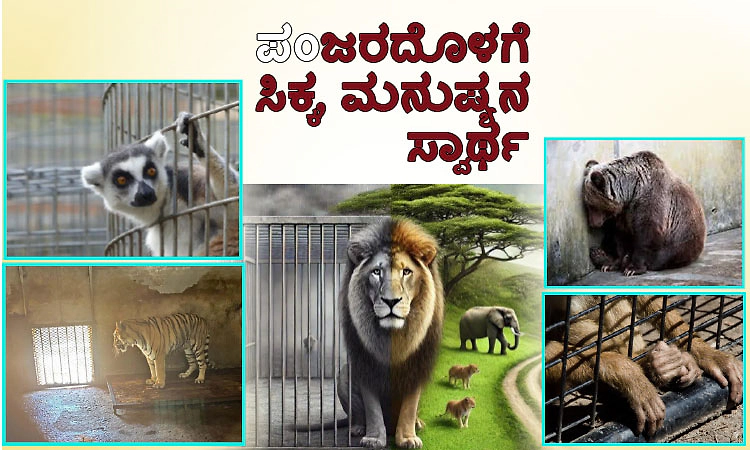 Zoo: ಪಂಜರದೊಳಗೆ ಸಿಕ್ಕ, ಮನುಷ್ಯನ ಸ್ವಾರ್ಥ