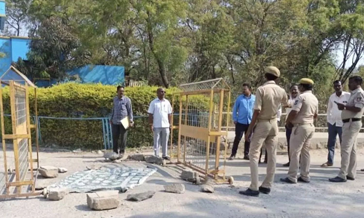 ಹಟ್ಟಿ ಚಿನ್ನದ ಗಣಿ ಕಂಪನಿ ಕಚೇರಿ ಎದುರು ಸ್ಪೋಟಕ ವಸ್ತು ಪತ್ತೆ