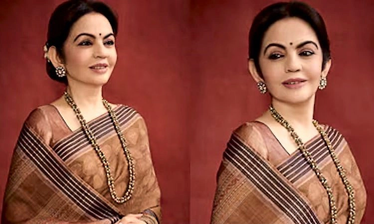 Nita Ambani: ರಾಮನವಮಿ ವಿಶೇಷ ಸೀರೆಯಲ್ಲಿ ಕಂಗೊಳಿಸಿದ ನೀತಾ ಅಂಬಾನಿ