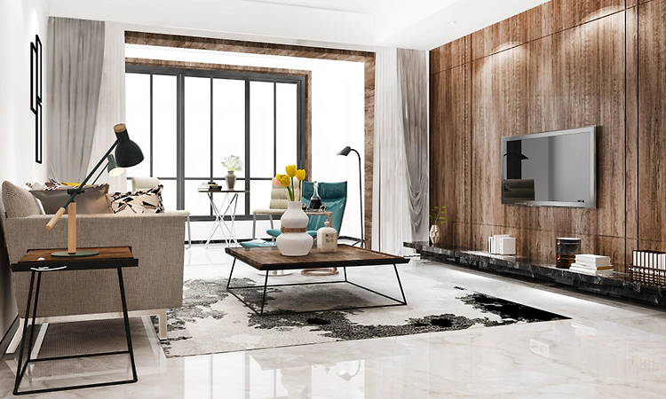 Elegant wall tiles design ideas with Marble floor tiles