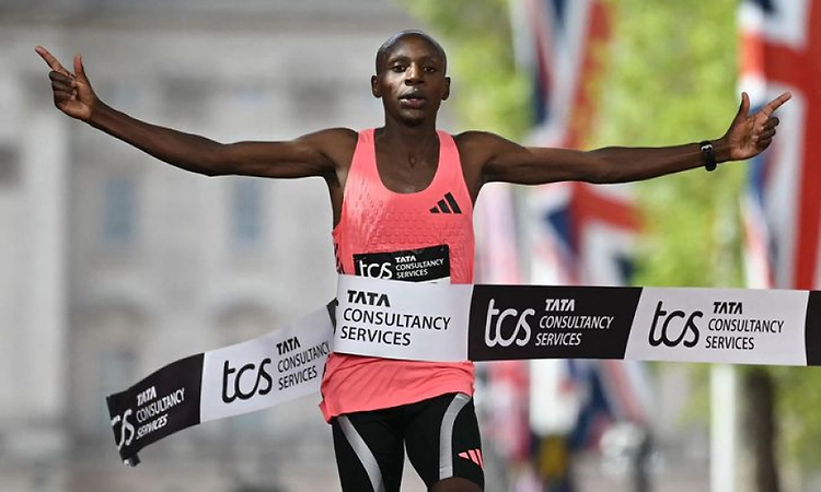 Sabastian Sawe of Kenya becomes first person to run a sub-2-hour marathon to win in London