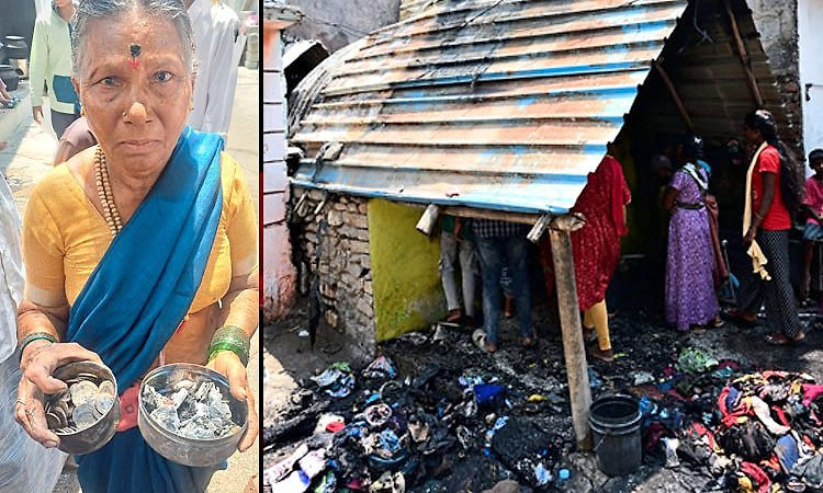 ಗ್ಯಾಸ್ ಸಿಲಿಂಡರ್ ಸೋರಿಕೆ: ಹೊತ್ತಿ ಉರಿದ ಮನೆ... ಚಿನ್ನ, ಬೆಳ್ಳಿ, ದವಸಧಾನ್ಯ ಸುಟ್ಟು ಕರಕಲು