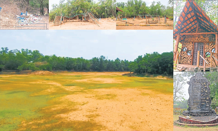 Moodbidri: ಕ್ರಿಕೆಟ್‌ ಮೈದಾನದಂತಾದ ಕಡಲಕೆರೆ!