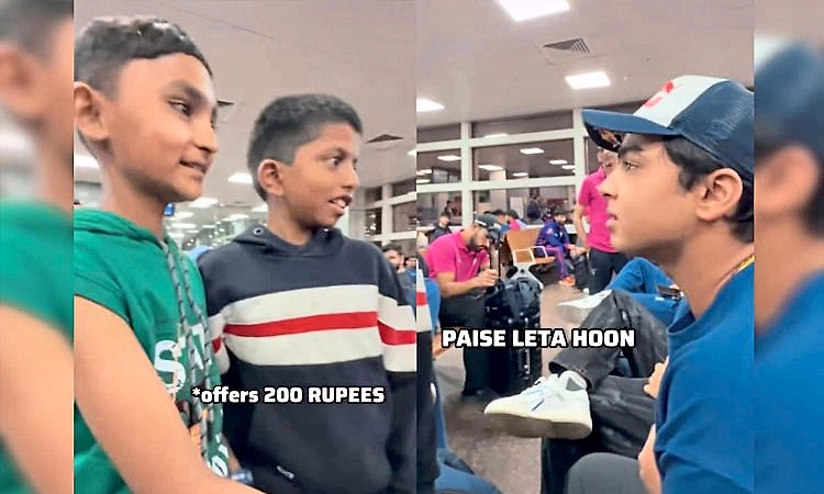 Viral Video: ಸೆಲ್ಫಿಗಾಗಿ ಬಂದ ಪುಟಾಣಿಗಳಲ್ಲಿ 100 ರೂ. ಕೇಳಿದ ಸೂರ್‍ಯವಂಶಿ  