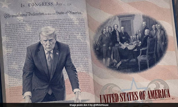 'Welcome, but be good!':Trump unveils new US passport featuring his portrait