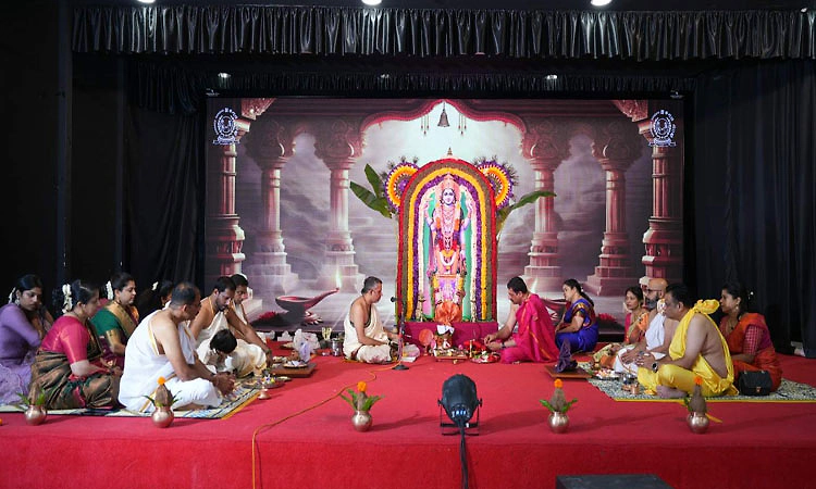ಕನ್ನಡ ಸಂಘ ಬಹರೈನ್‌:  ಭಕ್ತಿಭಾವದಿಂದ ಕಂಗೊಳಿಸಿದ  ಶ್ರೀ ಸತ್ಯನಾರಾಯಣ ಪೂಜೆ