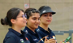 Esha strikes gold, Manu claims bronze in women's 25m pistol at ISSF World Cup