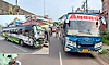 Kaup: ಸರ್ವೀಸ್ ರಸ್ತೆಯಲ್ಲಿ ಎಕ್ಸ್‌ಪ್ರೆಸ್ ಬಸ್ ಗಳು ಪರಸ್ಪರ ಢಿಕ್ಕಿ! ಪ್ರಯಾಣಿಕರಲ್ಲಿ ಆತಂಕ