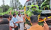 ತೀರ್ಥಹಳ್ಳಿ - ನಗರಕ್ಕೆ ನೂತನ ಕೆಎಸ್ಆರ್‌ಟಿಸಿ ಬಸ್: ಶಾಸಕ ಆರಗ ಜ್ಞಾನೇಂದ್ರ ಚಾಲನೆ