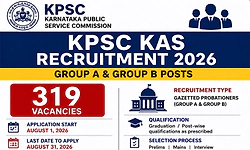 KPSC Vacancy: ಕರ್ನಾಟಕ ಸಾರ್ವಜನಿಕ ಸೇವಾ ಆಯೋಗ- 319 ಹುದ್ದೆಗೆ ಅರ್ಜಿ ಆಹ್ವಾನ
