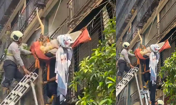 ಮುಂಬೈ:10ನೇ ಮಹಡಿಯಿಂದ ಜಿಗಿದ ನವವಿವಾಹಿತೆ...ಮರದ ಕೊಂಬೆಗೆ ಸಿಲುಕಿ ಪಾರು!