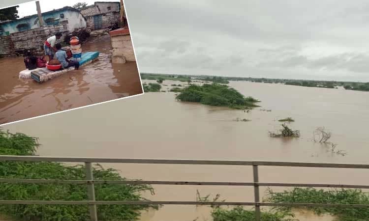 Bhima river floods disrupt life in Chittapur taluk villages