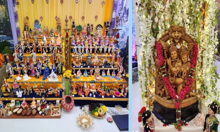 ಅಮೆರಿಕದಲ್ಲಿ ನವರಾತ್ರಿ ಗೊಂಬೆಗಳ ಕಲರವ