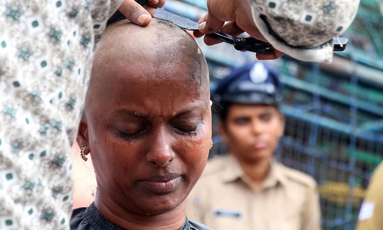Teacher rank holder shaves head, launches indefinite hunger strike over appointment delay