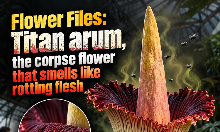 Flower Files: Titan arum, the flower that smells like dead body