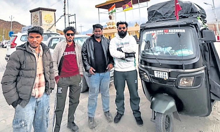 ಮಂಗಳೂರಿನಿಂದ ಲಡಾಕ್‌ಗೆ ಆಟೋ ರಿಕ್ಷಾ ಯಾನ
