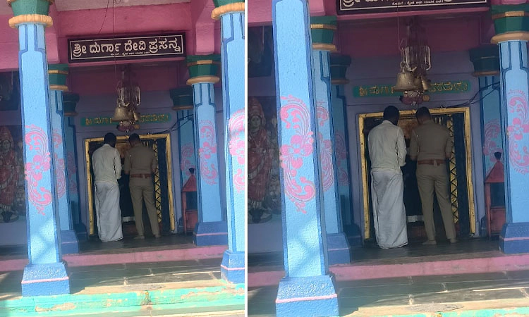 ದಮ್ಮೂರು ದುರ್ಗಾದೇವಿ ದೇವಸ್ಥಾನದಲ್ಲಿ ಕಳ್ಳತನ: 2 ತೊಲೆ ಚಿನ್ನ, 5 ತೊಲೆ ಬೆಳ್ಳಿ ಆಭರಣ ಕಳವು