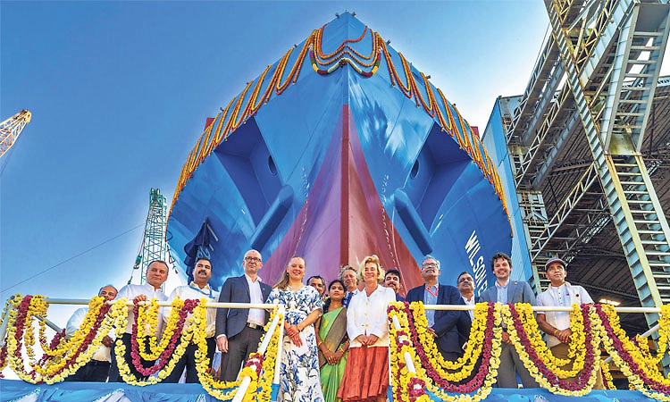 ಉಡುಪಿ ಕೊಚ್ಚಿನ್‌ ಶಿಪ್‌ಯಾರ್ಡ್‌: ವಿಲ್ಸನ್‌ ಸಂಸ್ಥೆಗೆ ಹಡಗು ಹಸ್ತಾಂತರ