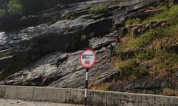 Tourists risk lives at Charmadi Ghat in Chikkamagaluru