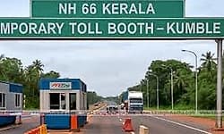 Case registered against 500 people for vandalising NH toll plaza in Kerala's Kasaragod
