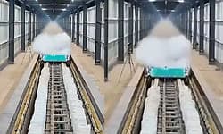 ವೇಗದ ರೈಲು: 2 ಸೆಕೆಂಡ್‌ನಲ್ಲಿ ಗಂಟೆಗೆ 700 ಕಿ.ಮೀ. ವೇಗ... ಚೀನಾ ಹೊಸ ಸಾಧನೆ