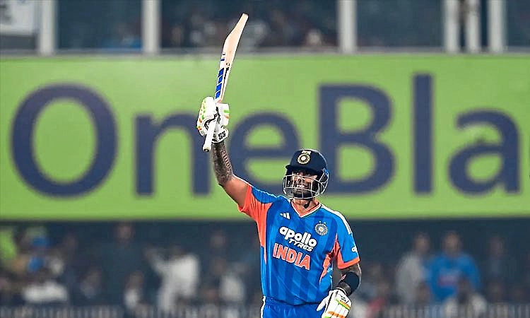 ಟಿ20 ರ‍್ಯಾಂಕಿಂಗ್: 5 ಸ್ಥಾನ ಮೇಲೇರಿದ ಸೂರ್ಯಕುಮಾರ್   