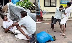 Two men clash with stones over minor issue in Mangaluru