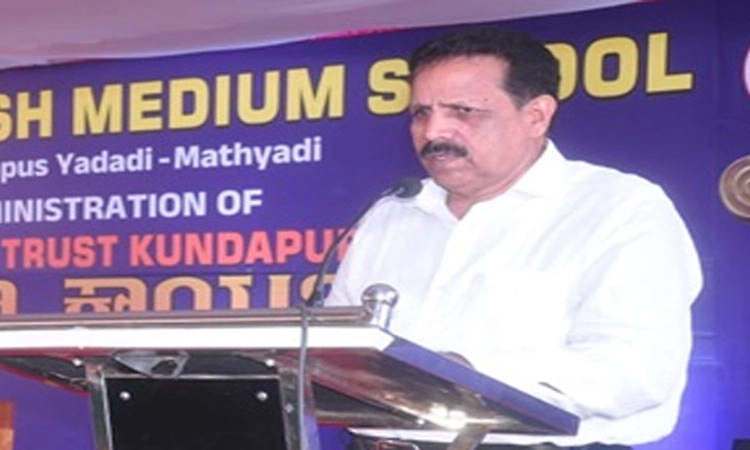 Closure of Kannada schools is a matter of concern: Shedimane Gopal Shetty