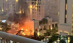 ದುಬೈ ಪಾಮ್ ಜುಮೈರಾ ಬಳಿ ಅಪ್ಪಳಿಸಿದ ಕ್ಷಿಪಣಿ: ಬುರ್ಜ್‌ನಲ್ಲೂ ಕಂಪನ!