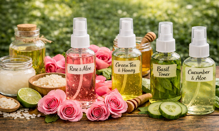 Five homemade toners for glowing skin and safe skincare practices